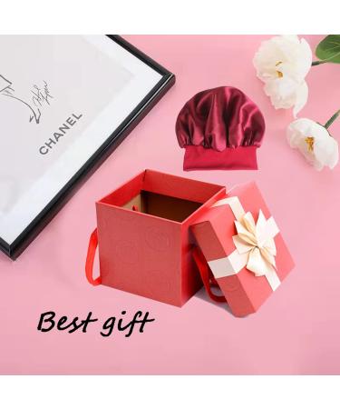 Satin Bonnet for Black Women - Silk Sleep Cap for Curly Hair (4 Pcs) - Buy Online on GoSupps.com