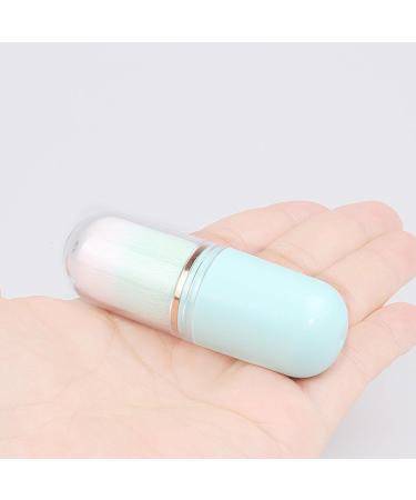 Retractable Makeup Brush Capsule Travel Makeup Brushes Face Blush Brush Foundation Brush for Liquid Makeup Powder Contouring Cream - Buy Online on GoSupps.com