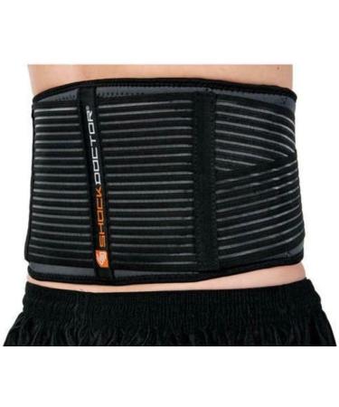 ShockDoctor Adult Deluxe Back Support S/M Black - Comfort & Stability for Active Living | International Shipping Available - Buy Online on GoSupps.com