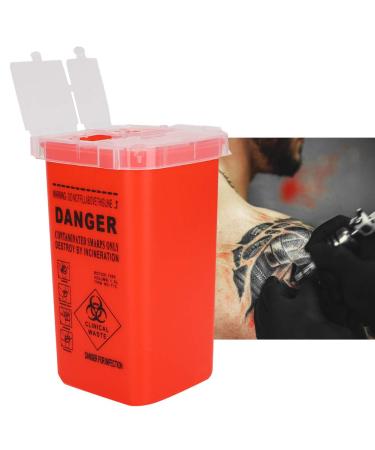 Small Sharps Container for Home and Travel Use - Durable Disposable Tattoo Supplies - Buy Online on GoSupps.com