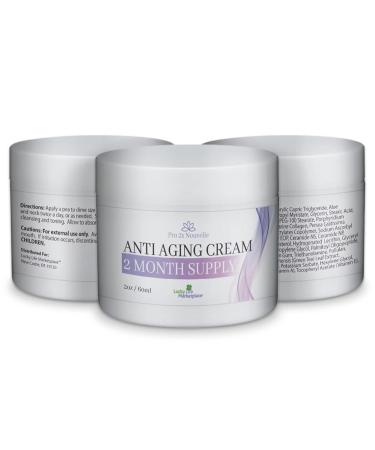 Pro 2x Nouvelle Anti Aging Cream | 2 Month Supply | Antioxidant Skin Cell Renewal with Vitamins & Collagen | Reduces Wrinkles & Improves Uneven Skin Tone - Buy Online on GoSupps.com
