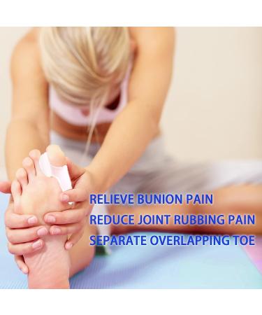 Bunion Cushion Protector Set - 8 Pcs Bunion Corrector Pads with Toe Separator for Men and Women - Gel Shield for Bunion Relief - Buy Online on GoSupps.com
