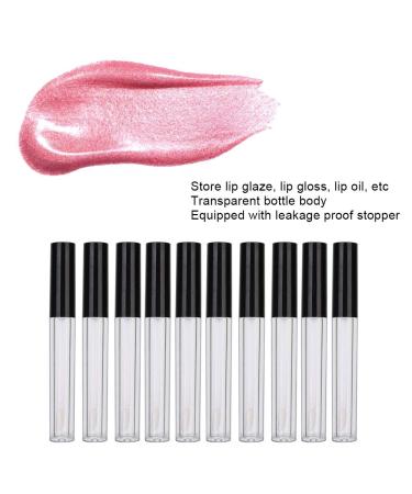 High-Quality Refillable Lip Gloss Tubes - 10 x 2.5ml DIY Black & Pink Containers | Empty Lip Balm Bottles for Makeup - Buy Online on GoSupps.com
