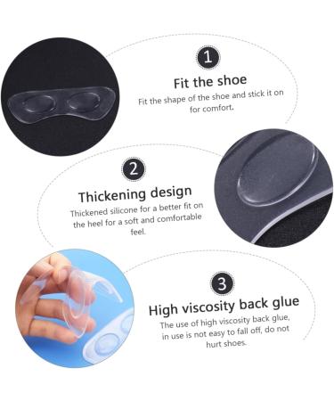 NOLITOY 9 Pairs Women's Heel Liners & Cushion Pads for Clear High Heels - Anti-Drop Comfort Inserts - Buy Online on GoSupps.com