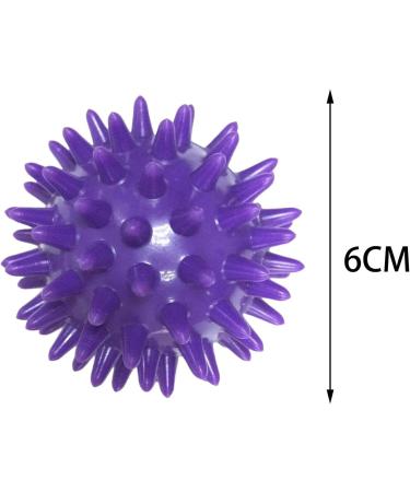 10 Set Spike Massage Balls - Foot & Back Massage - Purple 6cm - International Shipping - Buy Online on GoSupps.com