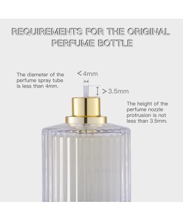 5ML Refillable Perfume Atomizer Bottle - Portable Travel Cologne Spray - Matte Black Pocket Perfume Atomizer - Buy Online on GoSupps.com