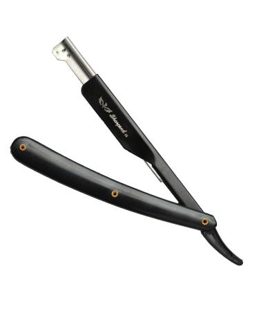Adjustable Straight-Edge Barber Razor - Salon Quality Shavette Beard Kit with 10 Double-Edge Blades - Buy Online on GoSupps.com