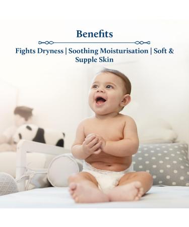 Blue Nectar Baby Lotion with Organic Ghee & Ayurvedic Oils | Gentle Infant Moisturizer | 12 Herbs | 6.76 Fl Oz - Nourishing Baby Skincare - Buy Online on GoSupps.com