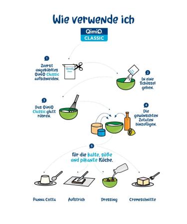 QimiQ Classic Vanilla Cream - Natural 3x250g | International Shipping Available - Buy Online on GoSupps.com