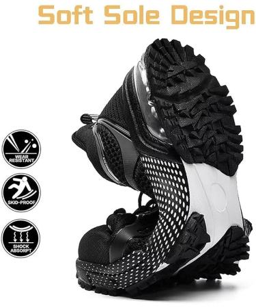 Lamincoa Women's Air Running Shoes - Non Slip Athletic Sneakers, Size 8, Black - Buy Online on GoSupps.com