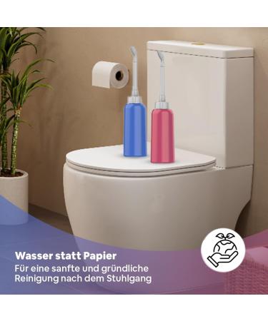 Po Shower Dusche XL 500ml - Portable Bidet & Intimate Shower for Travel | Waterproof & Easy to Use - Perfect for Women Men Children & Babies - Single Pack - Buy Online on GoSupps.com