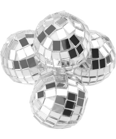 SEUNMUK 50 Pcs 1.18 Inch / 3cm Silver Disco Ball Cake Toppers Disco 4D Ball Cupcake Picks Disco Theme Cake Decorations For Graduation Birthday Party Wedding - Buy Online on GoSupps.com