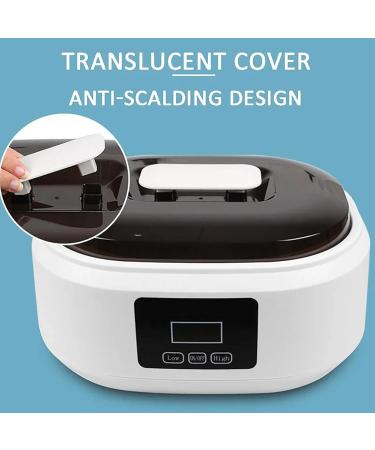 Bain de cire de paraffine pour les mains et les pieds - 200 W - Hydrate en profondeur et soulagement de l'arthrite - Avec affichage de la temp rature contr le de 2 vitesses - Grande capacit de 3 4 l Blanc - Buy Online on GoSupps.com