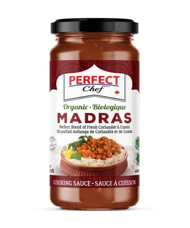 Perfect Chef Organic Madras Indian Cooking Sauce (12-Pack) 12 x 490ml
