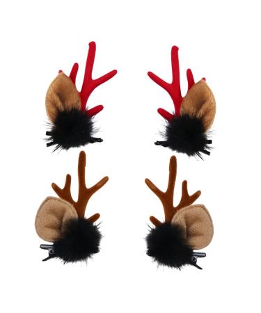 FOMIYES 2 Pairs Hair Clips Kids Hairpin Child Hair Accessories Christmas