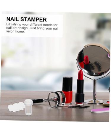 Housoutil 5sets Nail Stamp Tool Nail Stamper Tool Manicure Stamping Tool Nail Stamping Kits Silicone Scraper Spatula Nail Beauty Tools Nail Tools Small Head Silicone Accessories - Buy Online on GoSupps.com