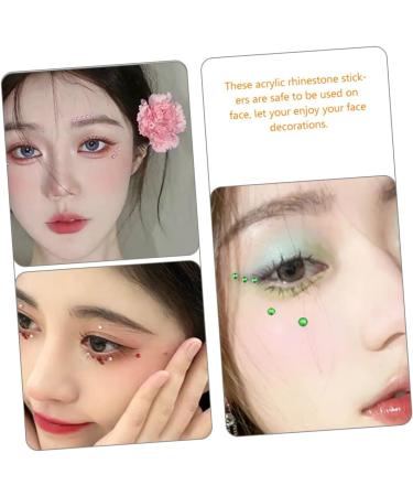 FRCOLOR 30 Sheets Self-Adhesive Rhinestones Eye Stones for Make-Up Masquerade Happening Jewellery Stickers Rhinestones for Face Stones Glue Jewel Drill - Buy Online on GoSupps.com