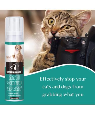 SEGMINISMART Anti-Scratch Training Spray for Cats and Dogs - Protect Plants, Furniture, Floors - Cat Deterrent - Buy Online on GoSupps.com