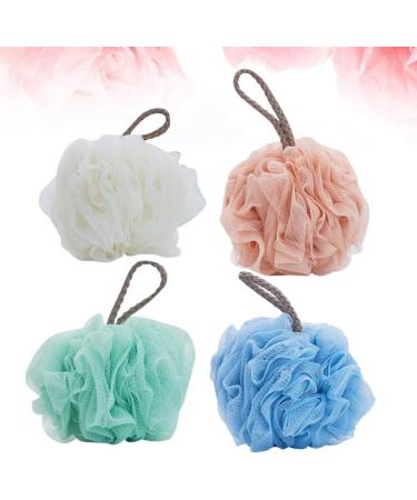 Buy Cabilock 4pcs Cleaning Sponge Set - Bath & Shower Scrubber for Men & Women - Durable Mesh Bath Balls for Effective Cleaning - Buy Online on GoSupps.com