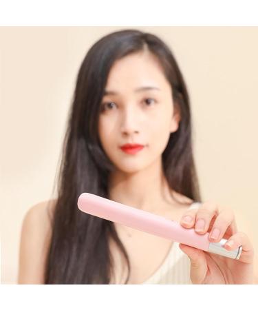 Rechargeable Flat Iron Curler - USB Travel Hair Straightener with Temperature Control | Professional Long & Short Hair Styling - Buy Online on GoSupps.com