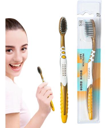 Soft Bristle Toothbrush & Dental Floss Set - Ideal for Sensitive Teeth | Travel-Friendly Gift for Men & Women - Buy Online on GoSupps.com
