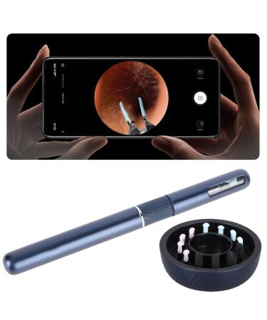 Visible Smart Ear Cleaner 6 | 360 Wide Angle Image Transmission | 3.2mm 10MP HD Lens | Smart Earwax Removal Tool (Blue) - Buy Online on GoSupps.com