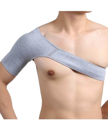 2 PACK Sports Shoulder Brace for Men and Women Support and Compression Sleeve for Torn Rotator Cuff Tendonitis Dislocation Adjustable Shoulder Wrap for Men and Women Grey XL