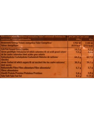 Buy Davina Energy Oatsnack - Handmade Chocolate Orange 30 x 65g (1950g Pack) - Delicious & Healthy Snack for International Shipping - Buy Online on GoSupps.com