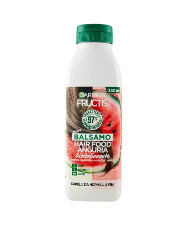 Garnier Fructis Hair Food Anguria Revitalizzante Hair Conditioner 97% Natural Ingredients Silicone Free