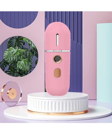 kawehiop Mist Humidifier Handheld Facial Nebulizer Moisturizing Diffuser Sprayer Professional Personal Care Vaporizer Tools Household Pink - Buy Online on GoSupps.com