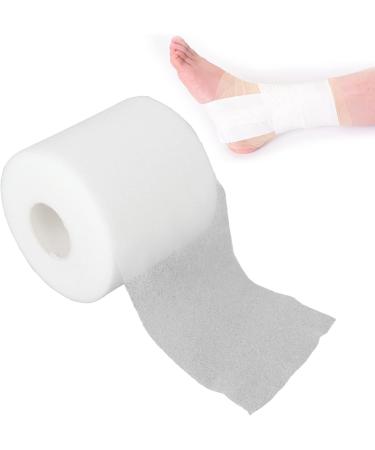 Pre Wrap Athletic Foam Underwrap Bandage - Multi-functional Sports Foam Tape for Elbows Knees & Ankles (White) | International Shipping - Buy Online on GoSupps.com