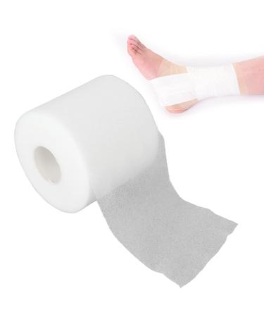Foam Underwrap Athletic Tape | Pre-Wrap for Sports Injuries - Elbow Knee Ankle Support (White - Buy Online on GoSupps.com