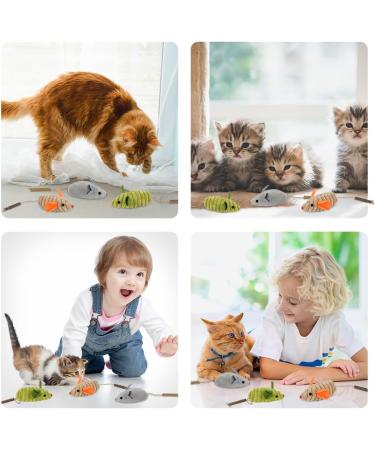 Osdue Catnip Sticks Set - 3 Plush Mouse Toys for Dental Care & Fresh Breath | Chewing Wood Sticks for Cats - Buy Online on GoSupps.com