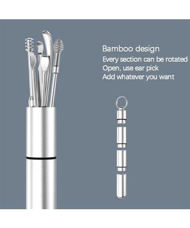 2sets Portable Ear Pick Ear Wax Removal Earpick Nose Clean Tweezers Picks Wax Remover Baby Adults Ear Care Set Ear Cleaning Tools (Color : Golden) - Buy Online on GoSupps.com