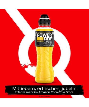 Powerade Passion Fruit Sports Drink - Low-Calorie Electrolyte Beverage (12 x 500 ml) - Stylish & Refreshing - Buy Online on GoSupps.com
