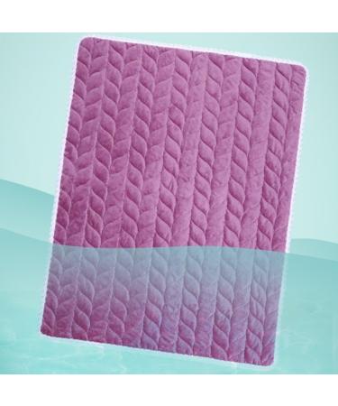 Liveinu Waterproof Plus Fleece Mattress Protector | Anti-Slip Breathable Reusable Absorbent Pads for Babies & Seniors | 90x120cm Violet - Buy Online on GoSupps.com