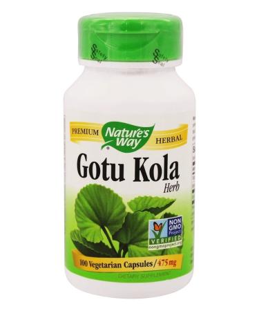Nature's Way Gotu Kola Herb 950 mg 100 Vegan Capsules