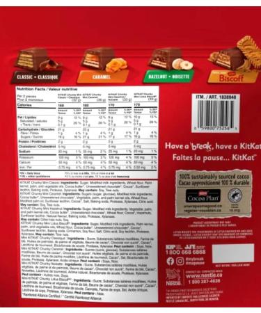 Nestle Kit Kat Assorted Filled Mini Wafer Bars 720 g - Buy Online on GoSupps.com