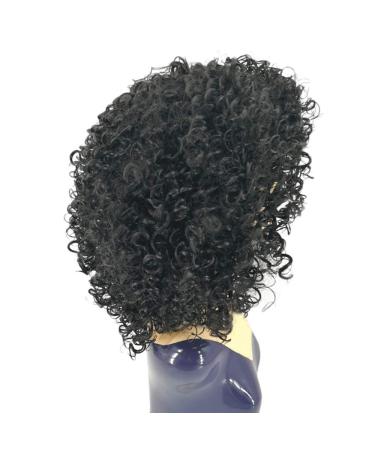 Shop Afro Black Curly Synthetic Wig for Women | Long Hair Curls for Cosplay & Anime - Buy Online on GoSupps.com