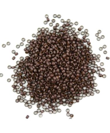 1000pcs 2.5mm Copper Nano Rings Beads Hair Extension Nano Rings Beads (Brown) 1000pcs Brown - Buy Online on GoSupps.com