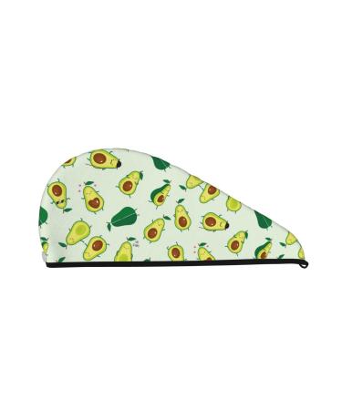 Cartoon Fruit Microfiber Hair Towel Soft Super Absorbent Hair Towel Wrap for Women Coral Velvet Quick Dry Hair Cap for Long Curly and Thick Hair