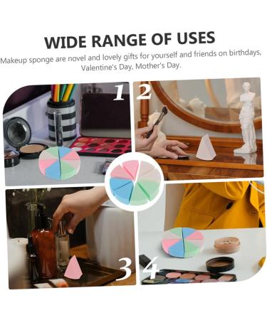 FOMIYES 9 Sets Triangular Sponge Puff Girl Makeup Sponge Foundation Makeup Pads Press Powder Makeup Cosmetics Sponge Wedge Makeup Pads for Pressed Powder Mix Miss Emulsion - Buy Online on GoSupps.com