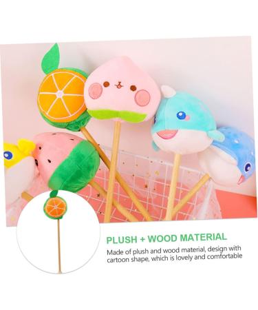 Warmhm Plush Hammer Massage Device - Manual Percussion Back & Neck Massager Tool - 25x12cm Orange | International Shipping - Buy Online on GoSupps.com