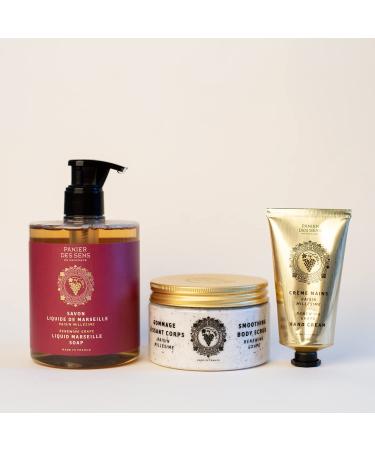 Buy Panier des Sens Grape Smoothing Body Scrub - 99% Natural Exfoliating Scrub for Men & Women - Made in France - 300g - Buy Online on GoSupps.com