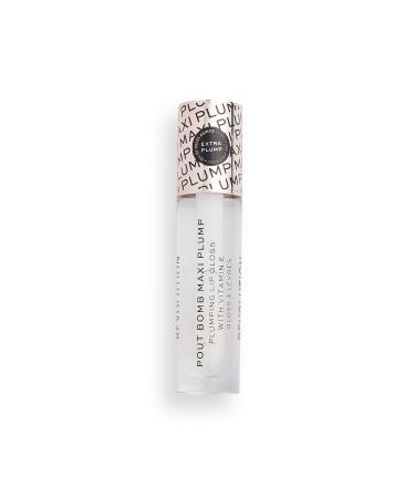 Makeup Revolution Pout Bomb Maxi Plump Lip Gloss  Lip Plumper Gloss To Increase Lip Volume  Contains Vitamin E  Glaze