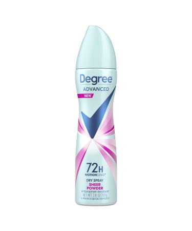 Degree Antiperspirant Deodorant Dry Spray Sheer Powder Deodorant for Women 3.8 oz Sheer Powder 3.8 Ounce (Pack of 1)