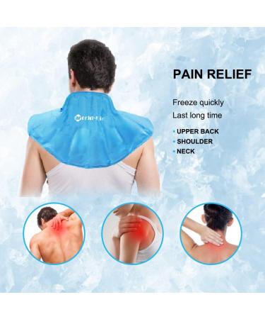 Reusable Ice Pack for Neck and Shoulder - Hot Cold Compress Therapy for Pain Relief, Injuries, and Swelling - Buy Online on GoSupps.com