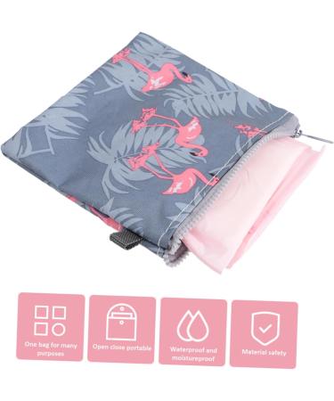 HAPINARY 4pcs Napkin Storage Bag for Women - Coin Purse & Tampon Pouch for Periods - Canvas Stand Mini Bags for Menstrual Needs - Buy Online on GoSupps.com