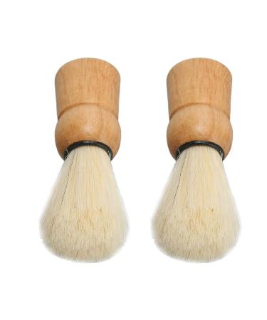 Jauarta Mini Shaving Brush with Wooden Handle - Professional Synthetic Brush for Men | Perfect for Beauty Salons - International Shipping Available - Buy Online on GoSupps.com