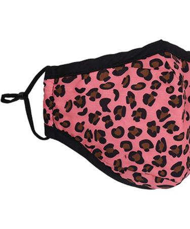 Washable Reusable 3 Layer Cotton Face mask Face Covering Bandana Face Mask Breathable Fashion Face Mask for Protection Against Pollution Pink 4pcs - Buy Online on GoSupps.com